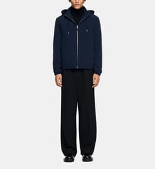 Blouson zippé à capuche Sandro