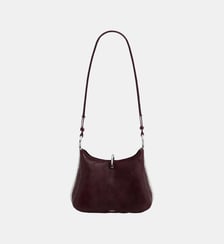 Sac ring medium en cuir texturé Rabanne