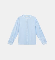 Blouse manches longues col rond uni BLOY La Petite Etoile