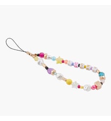 Bijou de téléphone perles multicolores Fantasy Balaboosté
