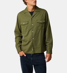 Surchemise en sergé de coton et tencel Salt Lake Rodd & Gunn