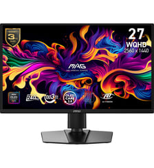 Ecran PC Gamer MAG 272QP X24 27" WQHD 240Hz QD-OLED HDMI 2.1 USB-C 15W MSI
