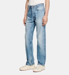 Jean droit taille haute en coton Sandro