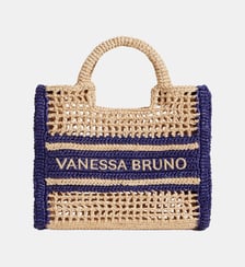 Petit Panier En Raphia Avec Rayures Vanessa Bruno