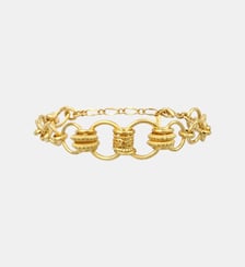 Bracelet anneaux  en métal à l'or fin  doré à l'or fin - Alicudi Satellite
