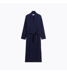 Kimono long col châle en laine cachemire Laurence Tavernier
