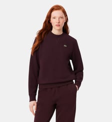 Sweatshirt relaxed fit col rond en Piqué Lacoste