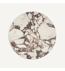 Plateau de table rond, extensible, en céramique, diamètre 135 à 180 cm AM.PM