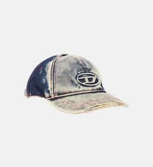 Casquette de baseball en denim traité Diesel