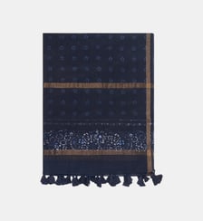 Etole à pompons en coton et soie - DAPHNE Gerard Darel