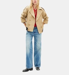 Trench court en coton The Kooples