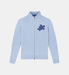 Cardigan en laine et cachemire à fermeture zippée Vilebrequin