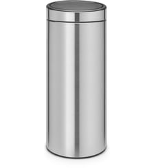 Poubelle à ouverture facile TOUCH BIN NEW inox 30L Brabantia