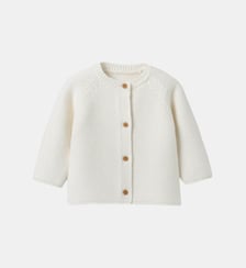 Cardigan en coton biologique et laine Cyrillus