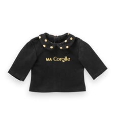 T-Shirt Noir et Or Manches Longues pour poupée ma Corolle Corolle