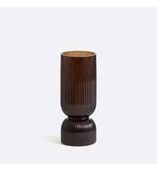 Vase en verre strié H26 cm La Redoute Interieurs