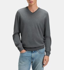 Pull slim laine vierge BOSS