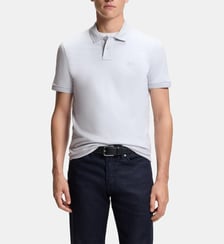 Polo modèle Passenger slim stretch patch logo BOSS