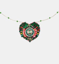 Collier chaîne avec charm central avec perles JANEIRA Hipanema