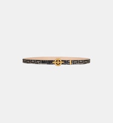 Ceinture T-Bar en jacquard monogramme Balmain