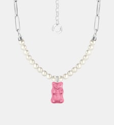Chaîne à maillons avec breloque Ours d’Or rose Thomas Sabo