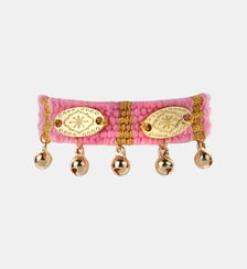 Bracelet en tissu coloré réglable avec pampilles TODOBEM Hipanema