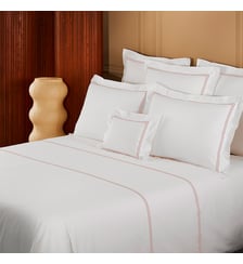 Housse de couette en percale de coton Yves Delorme