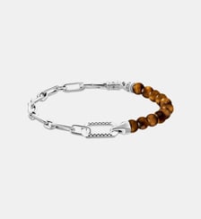 Bracelet noirci à Beads marron Thomas Sabo