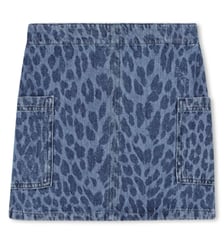 Jupe denim imprimé léopard Zadig&Voltaire Kids