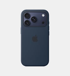 Coque iPhone 17 Pro MagSafe silicone Minuit Apple