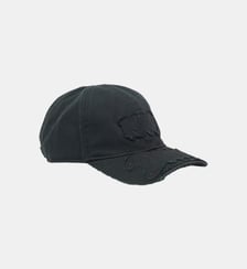 Casquette de baseball avec patchs logo effilés Diesel