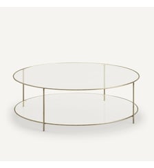Table basse ronde verre trempé AM.PM