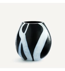 Vase en verre soufflé à la bouche, H20 cm AM.PM