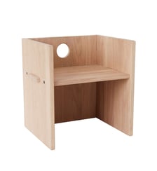 Chaise en bois design doux OYOY