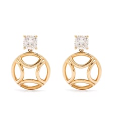 Boucles d'oreilles pendantes Perpétuel.le 1 carat x2 Coussin Loyal.e Paris