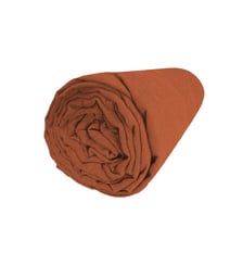 Drap housse en lin lavé bonnet 30cm, RÊVE DE LIN Blanc Cerise