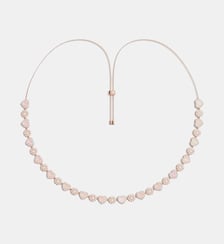 Collier Ajustable Cœurs Nacre Rose APM Monaco