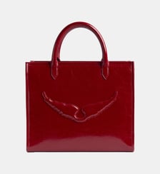Sac Angel Tote Wrinkled Patent Zadig&Voltaire