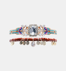 Bracelet double perles et pampilles DILI Hipanema