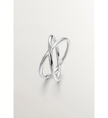 Anneau double croix en argent 925 Aristocrazy