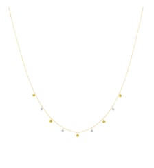 Collier Mini Rivière - Saphirs jaunes et diamants - Or jaune 750‰ La Brune & La Blonde