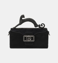 Sac Pencil Cat Nano À Effet Pony Et Strass Lanvin