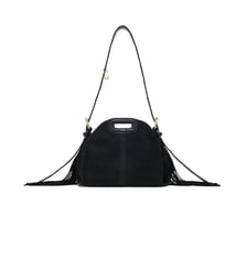 Sac Miss M mini en cuir suède Maje
