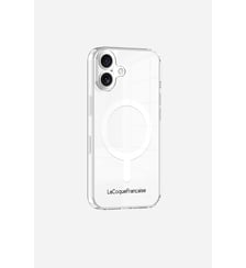 Coque de téléphone magsafe transparent avec anneaux pour iPhone 16 La Coque Française