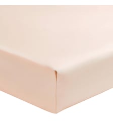 Drap housse uni en percale de coton, bonnet de 40cm, PREMIÈRE Essix