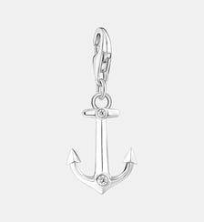 Breloque Charm ancre, ornée de pierres Thomas Sabo