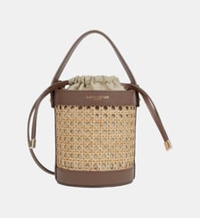 Petit sac seau Cannage Rotin Lancaster