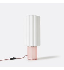 Lampe à poser, en verre coloré et opaline La Redoute Interieurs