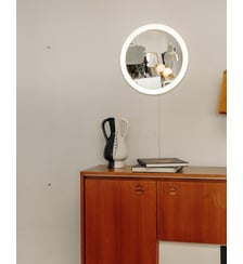 Miroir blanc rétro-éclairé Igor N°818- Produit chiné Debongout