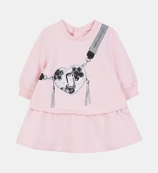 Robe en polaire de coton Marc Jacobs Kids